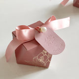 Popxstar Gift Box Diamond Shape Paper Candy Boxes Chocolate Packaging Box Wedding Favors for Guests Baby Shower Birthday Party