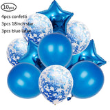 Popxstar 1set 16inch Russian Happy Birthday Letter Foil Balloons Birthday Party Decorations kids gifts Inflatable Air Balls Supplies