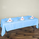 Popxstar 137x183cm Disposable Tablecloth Plastic Christmas Wedding Birthday Party Table Cloth Cover Rectangle Desk Cloth Wipe Clean Cover