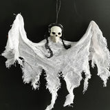Popxstar Halloween Hanging Skull Head Ghost Haunted House Escape Horror Props Ornament Halloween Party Decorations for Home Terror Scary