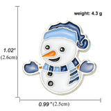 Popxstar Fashion Brooch Christmas Socks Badges Christmas Tree Elk Enamel Badge Small Brooch Women Fashion Party Gifts Home Decoration