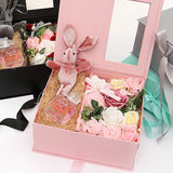 Popxstar Clear Show Window Flower Gift Box Boutique Valentine's Day Flower Case Birthday Gift Package