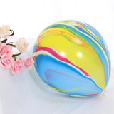 Popxstar Ink Graffiti Color Cloud Latex Balloons Imitation US Thickened 10inch Wedding Birthday Party Festival Decoration Agate Ballon