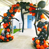 Popxstar Halloween Balloon Garland Arch Kit DIY Spider Halloween Balloons Garland Party Decoration Balloon Halloween Decoration