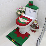 Popxstar 3pcs Christmas Toilet Set New Year Gift Christmas Decorations Ornaments for Home Xmas Noel Natal Navidad Decor Garland