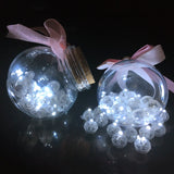 4000 Pcs/ Lot Round RGB Led Flashing Ball Lamps White Balloon Lights for Christmas Party Wedding Decoration Shipping by DHL New