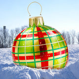 Popxstar  60cm Christmas Balls Christmas Tree Decorations Christmas Gift Xmas Hristmas Decorations for Home Outdoor PVC Inflatable Toys