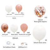 Popxstar Macaron 4D Latex Balloon Arch Garlands  Pink Rustic Wedding Ballons Happy Birthday Decoration Girl Baloon Bride To Be Balon