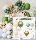 Popxstar Macaron Balloon Air Balls Foil Happy Birthday Party Balloons Wedding Baby Shower Decorations Boy Girl Decor Kids Adult Balloons