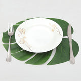 Popxstar 12Pcs Artificial Tropical Palm Leaves for Hawaiian Luau Theme Party Decorations Home Garden Decoration