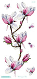 Popxstar   QC Flowers Arms Tattoo Colorful Taty Body Art Waterproof Temporary Tattoo Stickers Rose Fake Tattoo Orchid Tatouage