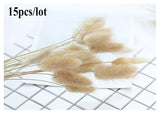 Popxstar New Year Valentine's Day Natural Barley Wheat Ears Lampranthus Rabbit Tail Grass Photography Accessories Photo Studio Props Background Backdrop Ornament