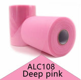 Popxstar 15cm 100Yards Tulle Roll 6inch Baby Shower Tulle Fabric Spool DIY Wedding Birthday Party Backdrop Tutu Skirt Decoration Supplies