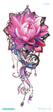 Popxstar   QC Flowers Arms Tattoo Colorful Taty Body Art Waterproof Temporary Tattoo Stickers Rose Fake Tattoo Orchid Tatouage