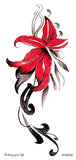 Popxstar   QC Flowers Arms Tattoo Colorful Taty Body Art Waterproof Temporary Tattoo Stickers Rose Fake Tattoo Orchid Tatouage