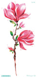 Popxstar   QC Flowers Arms Tattoo Colorful Taty Body Art Waterproof Temporary Tattoo Stickers Rose Fake Tattoo Orchid Tatouage
