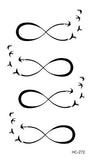 Rocooart Classic Black Tattoo Cat Bird Fake Tattoo Tatuajes Hand Tatouage Body Waterproof Temporary Tattoo Sticker Small Taty
