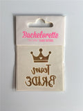 Popxstar 5Pcs Bride Team Bridesmaid team temporary tattoo Bachelor Party Sticker Decoration Mariage Bride To Be Bridal Party Supplies,Q