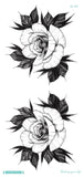 Popxstar   QC Flowers Arms Tattoo Colorful Taty Body Art Waterproof Temporary Tattoo Stickers Rose Fake Tattoo Orchid Tatouage