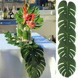 Popxstar 12Pcs Artificial Tropical Palm Leaves for Hawaiian Luau Theme Party Decorations Home Garden Decoration