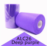Popxstar 15cm 100Yards Tulle Roll 6inch Baby Shower Tulle Fabric Spool DIY Wedding Birthday Party Backdrop Tutu Skirt Decoration Supplies