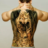 Popxstar large temporary tatoo for men tattoo body art full back sexy tattoo sticker lion king tiger dragon tattoo designs waterproof