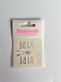 Popxstar 5Pcs Bride Team Bridesmaid team temporary tattoo Bachelor Party Sticker Decoration Mariage Bride To Be Bridal Party Supplies,Q