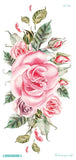 Popxstar   QC Flowers Arms Tattoo Colorful Taty Body Art Waterproof Temporary Tattoo Stickers Rose Fake Tattoo Orchid Tatouage