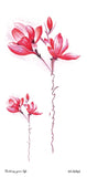 Popxstar   QC Flowers Arms Tattoo Colorful Taty Body Art Waterproof Temporary Tattoo Stickers Rose Fake Tattoo Orchid Tatouage