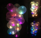 4000 Pcs/ Lot Round RGB Led Flashing Ball Lamps White Balloon Lights for Christmas Party Wedding Decoration Shipping by DHL New