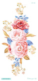 Popxstar   QC Flowers Arms Tattoo Colorful Taty Body Art Waterproof Temporary Tattoo Stickers Rose Fake Tattoo Orchid Tatouage