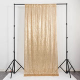 Popxstar Sequin Wedding Photo Booth Backdrop Photography Background Party Birthday Baby Shower Glitter Curtain for Women Girls Party DIY