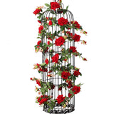 Popxstar New Year Wedding Decoration Artificial Flowers for Decor High Quality Royal Rose Fake Flower Vine Xmas Party Hotel Home Decor