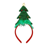 Popxstar 1Pc Christmas Headband Hair Accessories Xmas Tree Children Adult Navidad New Year Home Party Headdress Kids Gift Headwear