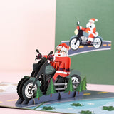 Popxstar 3D Pop UP Santa Cards Marry Christmas Greeting Cards Party Invitations Gifts New Year Greeting Card Anniversary Gifts Postcard