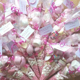 Popxstar Valentine's Day 50pcs Baby Shower Wedding Sweet Clear Candy Cone Storage Bags Kids Gift Bags Happy Birthday Party Candy Bags Supplies