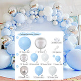Popxstar Macaron Balloon Air Balls Foil Happy Birthday Party Balloons Wedding Baby Shower Decorations Boy Girl Decor Kids Adult Balloons