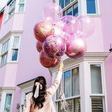 Popxstar New Style 22Inch 4D Agate Color Marble Aluminum Foil Balloons Wedding Birthday Party Decoration Balloon Color Cloud Foil Balloon
