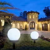 Popxstar LED Bulb-shaped Solar Lawn Lamp Channel Landscape Lawn Lamp  Courtyard Garden Outdoor Lawn Lamp Terrace and Garden Decoration