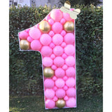2Popxstar  Letter Heart A-z 40inch Big Balloon Number Mosaic 0-9 Happy Birthday Wedding Party Decoration Baby Shower Large Figure Globo DIY