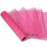 Sheer Organza Roll 25M x 29cm Fabric DIY Wedding Gold Party Chair Sash Bows Table Runner Swag Halloween Party Shower Decoration
