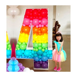 2Popxstar  Letter Heart A-z 40inch Big Balloon Number Mosaic 0-9 Happy Birthday Wedding Party Decoration Baby Shower Large Figure Globo DIY