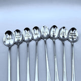 Popxstar Valentines Day Gift Anniversary Gift for Boyfriend Stainless Steel Spoon Good Morning Handsome Present  Wedding Gifts