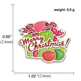Popxstar Fashion Brooch Christmas Socks Badges Christmas Tree Elk Enamel Badge Small Brooch Women Fashion Party Gifts Home Decoration