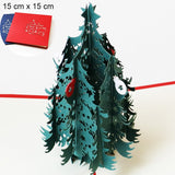 Popxstar 3D Pop UP Santa Cards Marry Christmas Greeting Cards Party Invitations Gifts New Year Greeting Card Anniversary Gifts Postcard