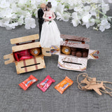 Popxstar Valentine's Day OurWarm 10/20pcs Suitcase Candy Boxes Upgrade Style Chocolate Box Travel Classic Theme Gift Wedding Birthday Anniversary Favor