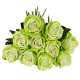 Popxstar 1/2/3Pcs 50cm Artificial Rose Flower Bouquet Red Silk Roses with Stem Flowers for DIY Home Garden Wedding Table Party Decoration