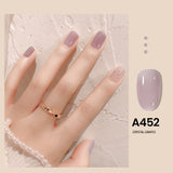 Popxstar Valentine's Day 7.3ml Summer Pudding Gel Nail Polish Transparent Jelly Polish Top Coat Soak Off UV Gel Art Nail Varnish Semi Permanent