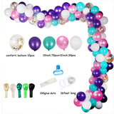 Popxstar 2 Popxstar Baby Shower Balloon Party Balloons Garland Arch Birthday Party Background Balloons Strip Chain for Wedding Decorations Globos