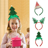 Popxstar 1Pc Christmas Headband Hair Accessories Xmas Tree Children Adult Navidad New Year Home Party Headdress Kids Gift Headwear